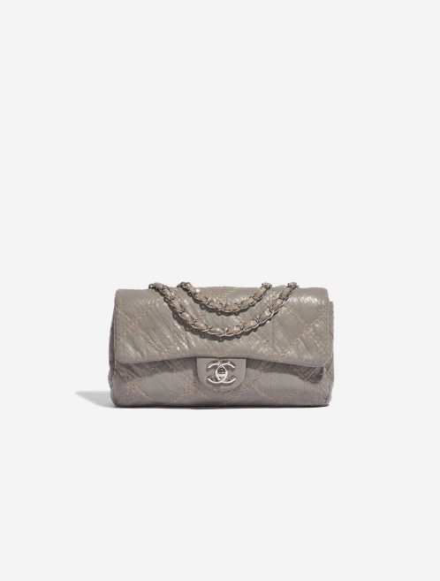 Sac Chanel d'occasion Timeless Medium Python Grey Grey Front | Vendez votre sac de créateur sur Saclab.com