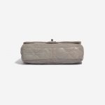 Chanel Timeless Medium Python Grey Grey Bottom | Sell your designer bag on Saclab.com