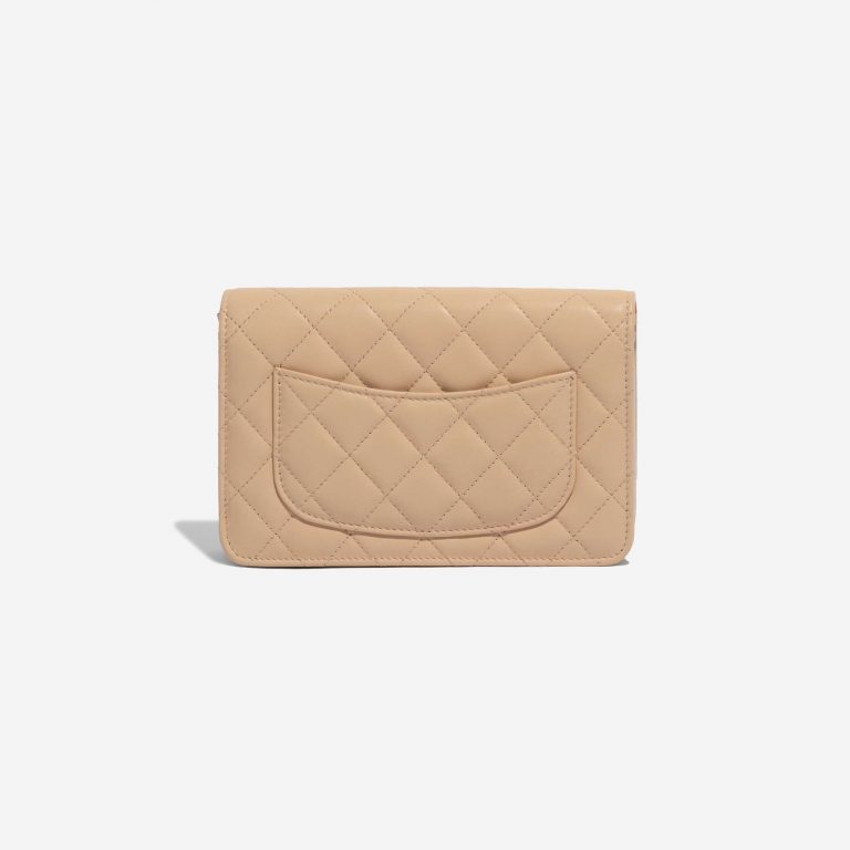 Gebrauchte Chanel Tasche Timeless WOC Lammleder Beige Beige, Brown Back | Verkaufen Sie Ihre Designer-Tasche auf Saclab.com