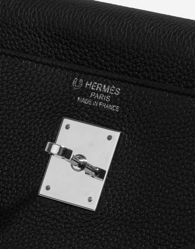 Pre-owned Hermès bag Kelly 35 HSS Togo Black Black Logo | Sell your designer bag on Saclab.com