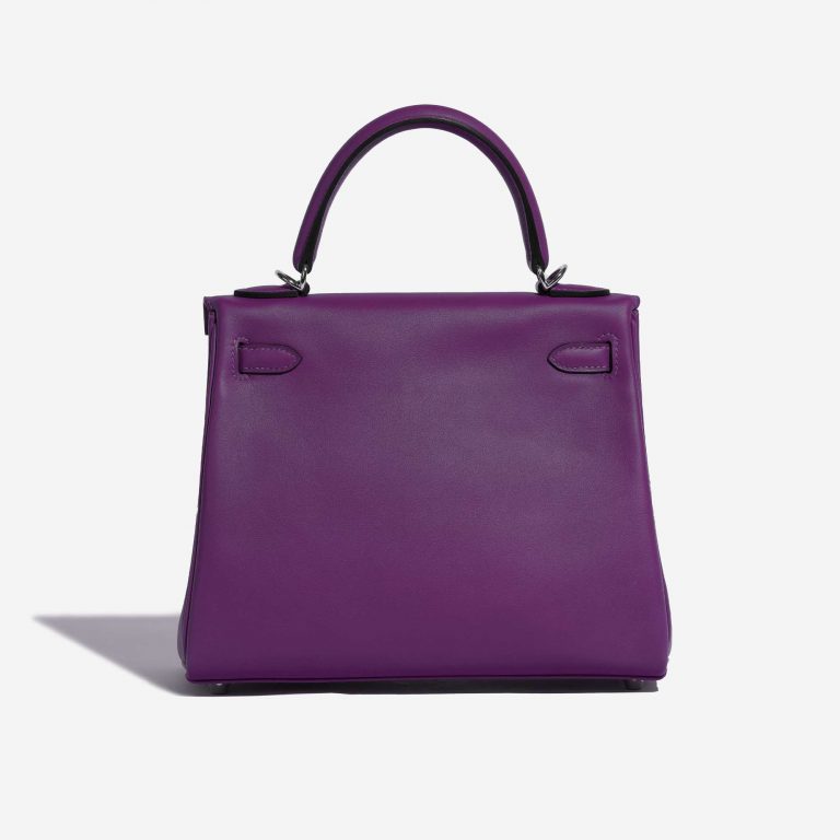 Occasion Sac Hermès Kelly 25 Swift Anémone Violet Dos | Vendre votre sac de créateur sur Saclab.com