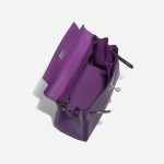 Pre-owned Hermès bag Kelly 25 Swift Anemone Violet Inside | Sell your designer bag on Saclab.com