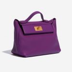 Hermès 24/24 29 Taurillon Maurice / Swift Anemone Violet Side Front | Sell your designer bag on Saclab.com