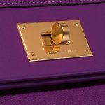 Hermès 24/24 29 Taurillon Maurice / Swift Anemone Violet Closing System | Sell your designer bag on Saclab.com