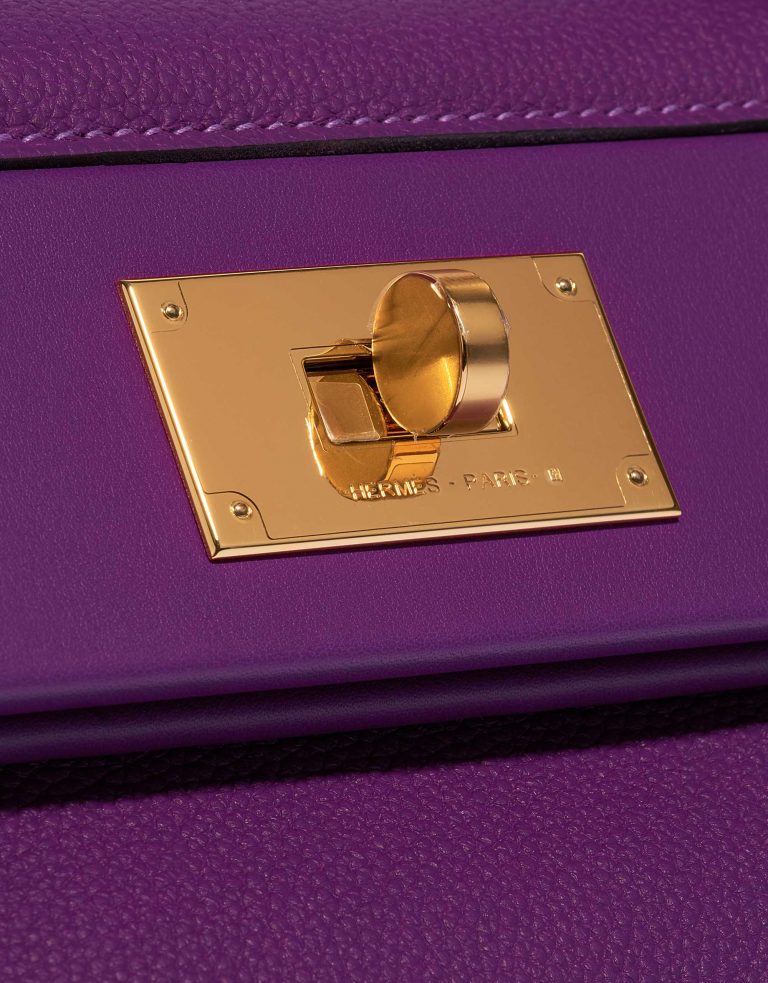 Gebrauchte Hermès Tasche 24/24 29 Taurillon Maurice / Swift Anemone Violet Verschluss-System | Verkaufen Sie Ihre Designer-Tasche auf Saclab.com