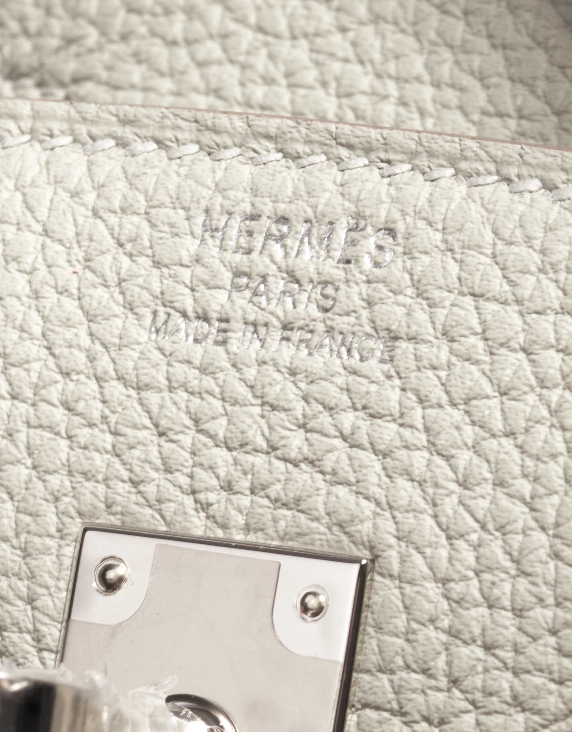 Hermes Birkin 25 Togo Gris Perle GHW Handbag, Y Stamp, 2020