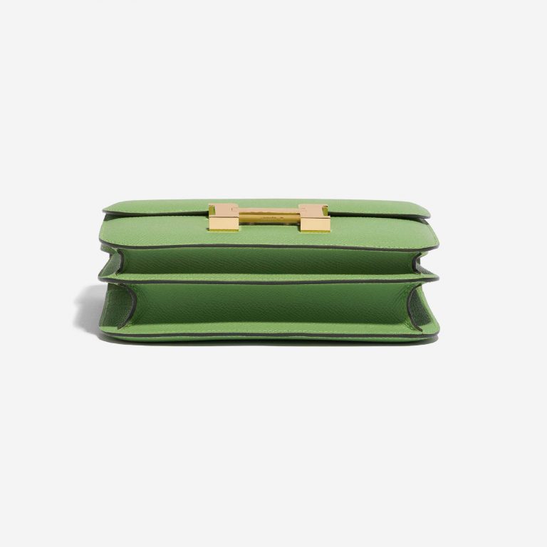 Pre-owned Hermès bag Constance 18 Epsom Vert Criquet Green Bottom | Sell your designer bag on Saclab.com