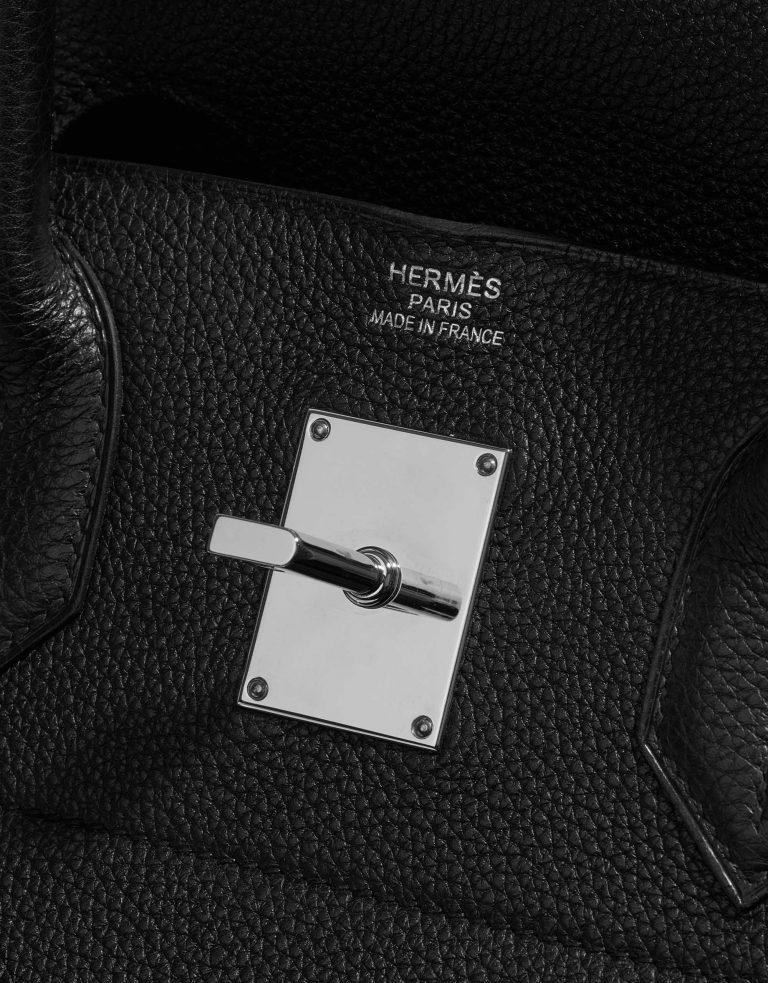 Pre-owned Hermès bag Haut à Courroies 40 Togo Black Black Logo | Sell your designer bag on Saclab.com