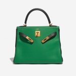 Hermès Kelly 28 HSS Togo Bamboo / Canopee Green Front Open | Sell your designer bag on Saclab.com