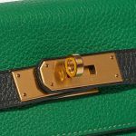 Hermès Kelly 28 HSS Togo Bamboo / Canopee Green Closing System | Sell your designer bag on Saclab.com