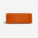 Hermès Kelly 32 Porosus Crocodile Pain d’epice Orange Bottom | Sell your designer bag on Saclab.com