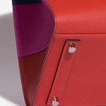 Pre-owned Hermès bag Birkin 35 Sunset Rainbow Epsom Apricot / Blue Agate / Magnolia / Rouge Casaque Blue, Dark blue, Multicolour, Orange, Pink, Red Detail | Sell your designer bag on Saclab.com