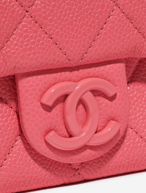 Pre-owned Chanel bag Timeless Mini Square Incognito Pink Pink Closing System | Sell your designer bag on Saclab.com