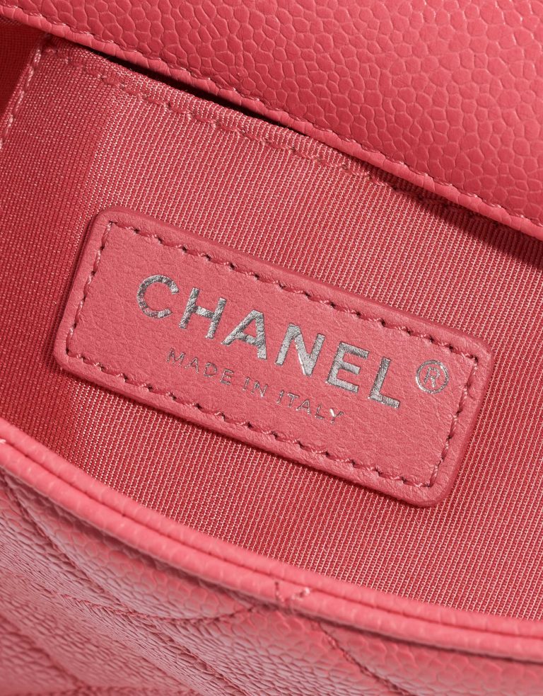 Pre-owned Chanel bag Timeless Mini Square Incognito Pink Pink Logo | Sell your designer bag on Saclab.com