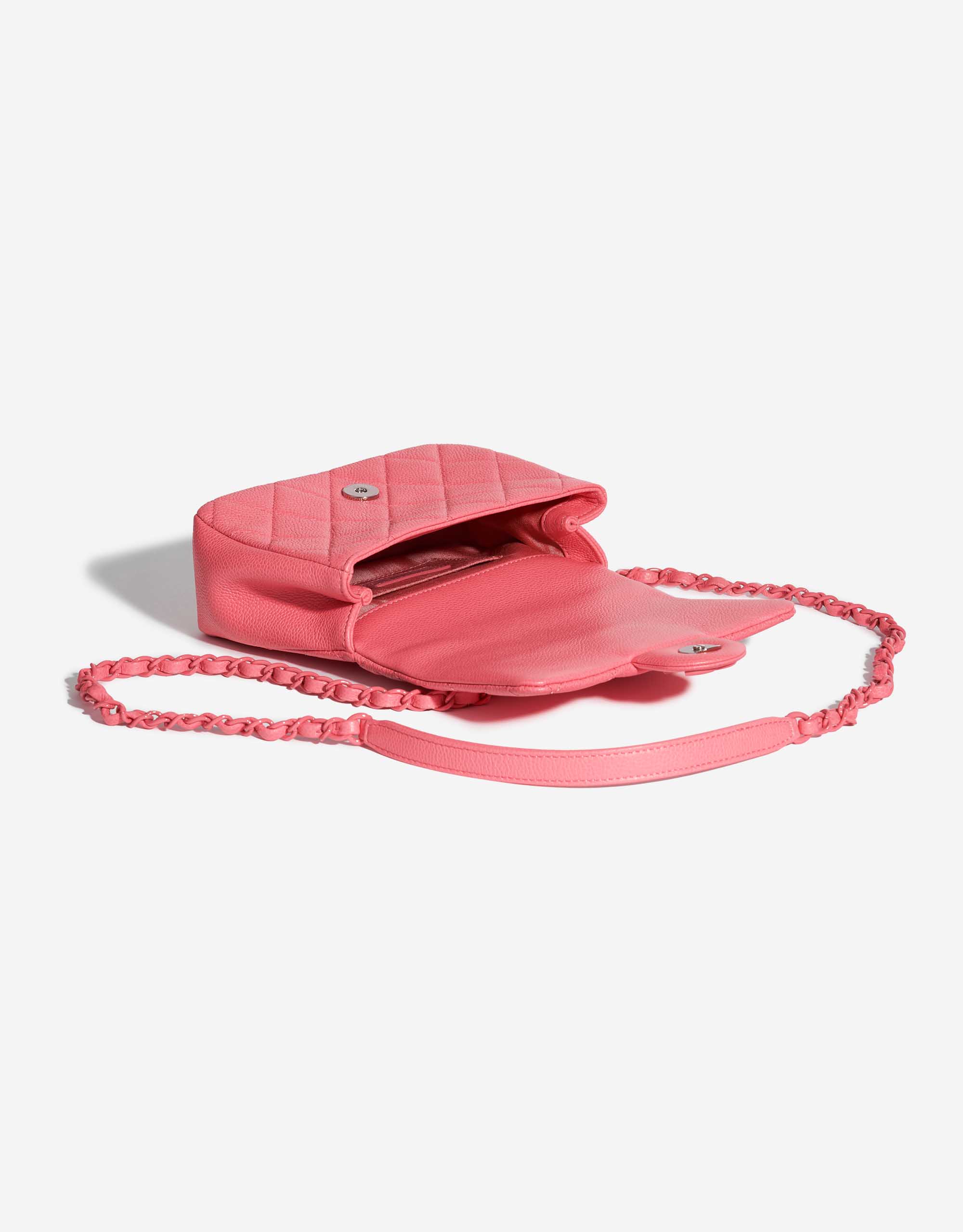 Pre-owned Chanel bag Timeless Mini Square Incognito Pink Pink Inside | Sell your designer bag on Saclab.com
