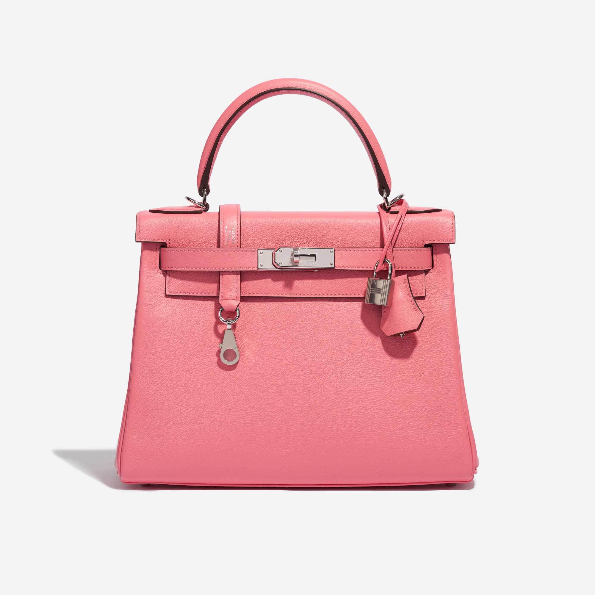 Sac Hermès Kelly 28 Verso Evercolor Rose D'Été / Terre Battue Pink, Rose Front | Vendez votre sac de créateur sur Saclab.com