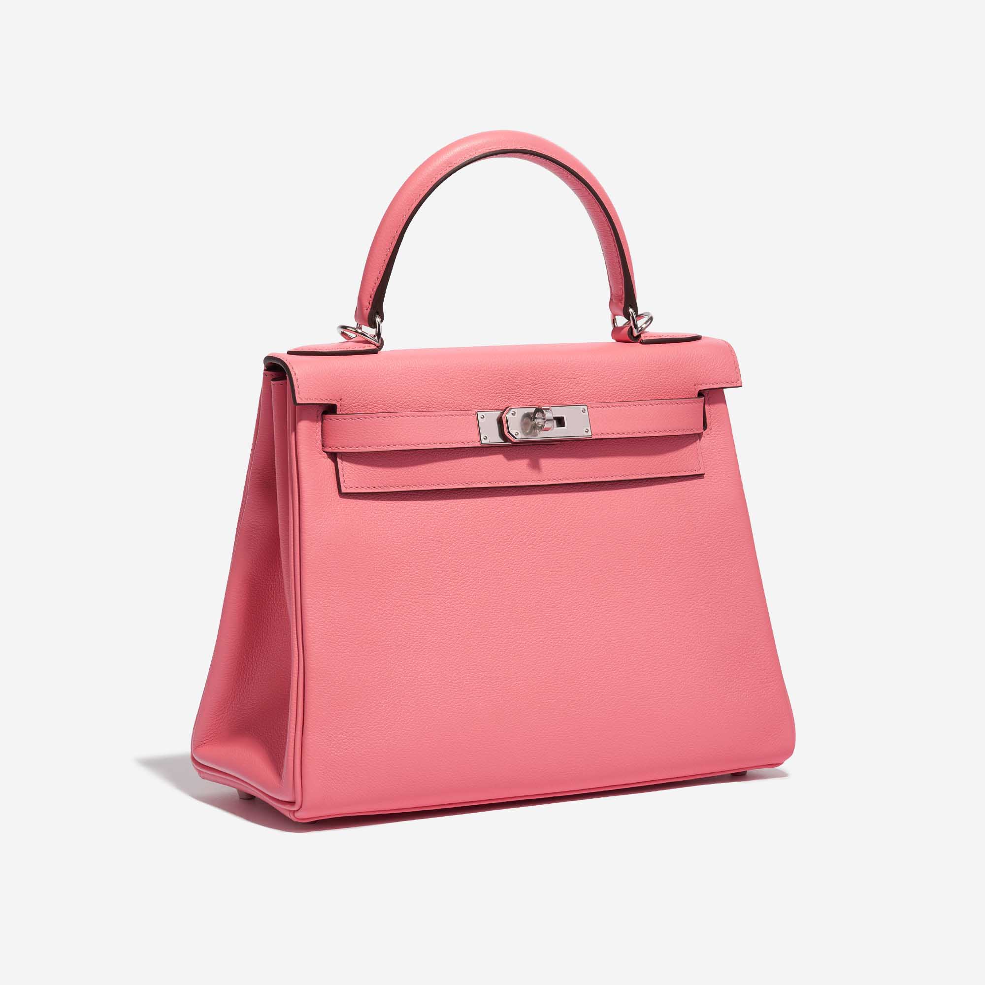 Sac Hermès Kelly 28 Verso Evercolor Rose D'Été / Terre Battue Pink, Rose Side Front | Vendez votre sac de créateur sur Saclab.com