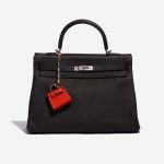 Pre-owned Hermès bag Kelly Micro Tadelakt / Silk Capucine / Vieux Rose Red Model | Sell your designer bag on Saclab.com
