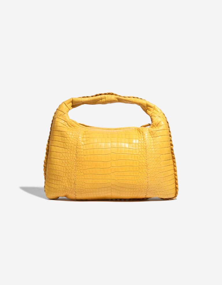 Gebrauchte Bottega Veneta Tasche Hobo / Jodie Medium Matte Soft Crocodile Mirabelle Yellow Front | Verkaufen Sie Ihre Designer-Tasche auf Saclab.com
