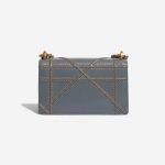 Dior Diorama Medium Calf Gray Grey Closing System | Sell your designer bag on Saclab.com