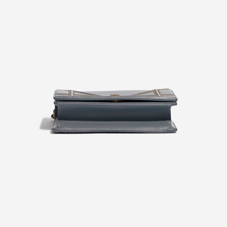 Pre-owned Dior bag Diorama Medium Calf Gray Bottom | Sell your designer bag on Saclab.com