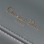 Pre-owned Dior bag Diorama Medium Calf Gray Grey Logo | Sell your designer bag on Saclab.com