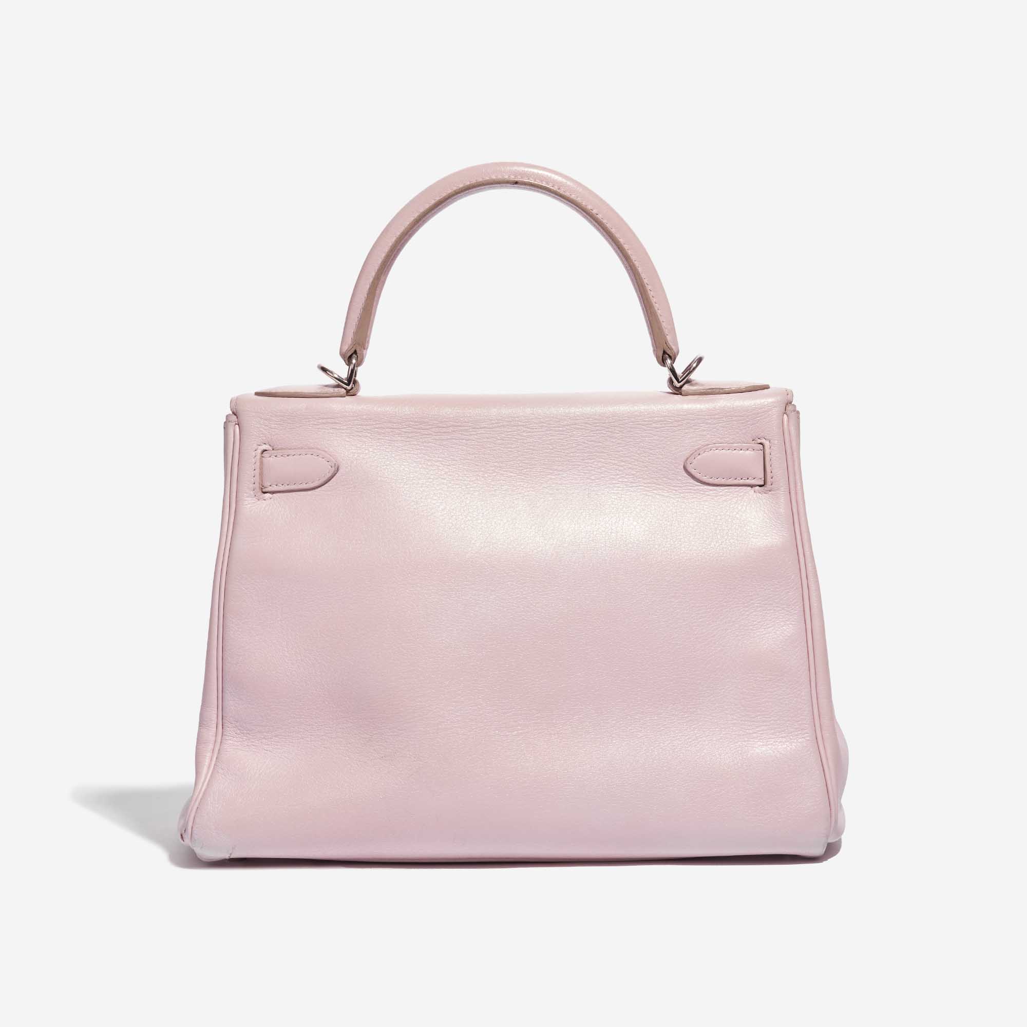 Pre-owned Hermès bag Kelly 28 Swift Rose Dragee Rose Back | Sell your designer bag on Saclab.com