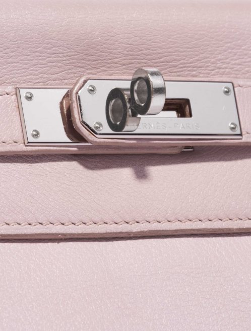 Pre-owned Hermès bag Kelly 28 Swift Rose Dragee Rose Closing System | Sell your designer bag on Saclab.com
