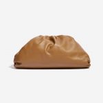 Pre-owned Bottega Veneta bag Pouch Calf Teak Brown Back | Sell your designer bag on Saclab.com