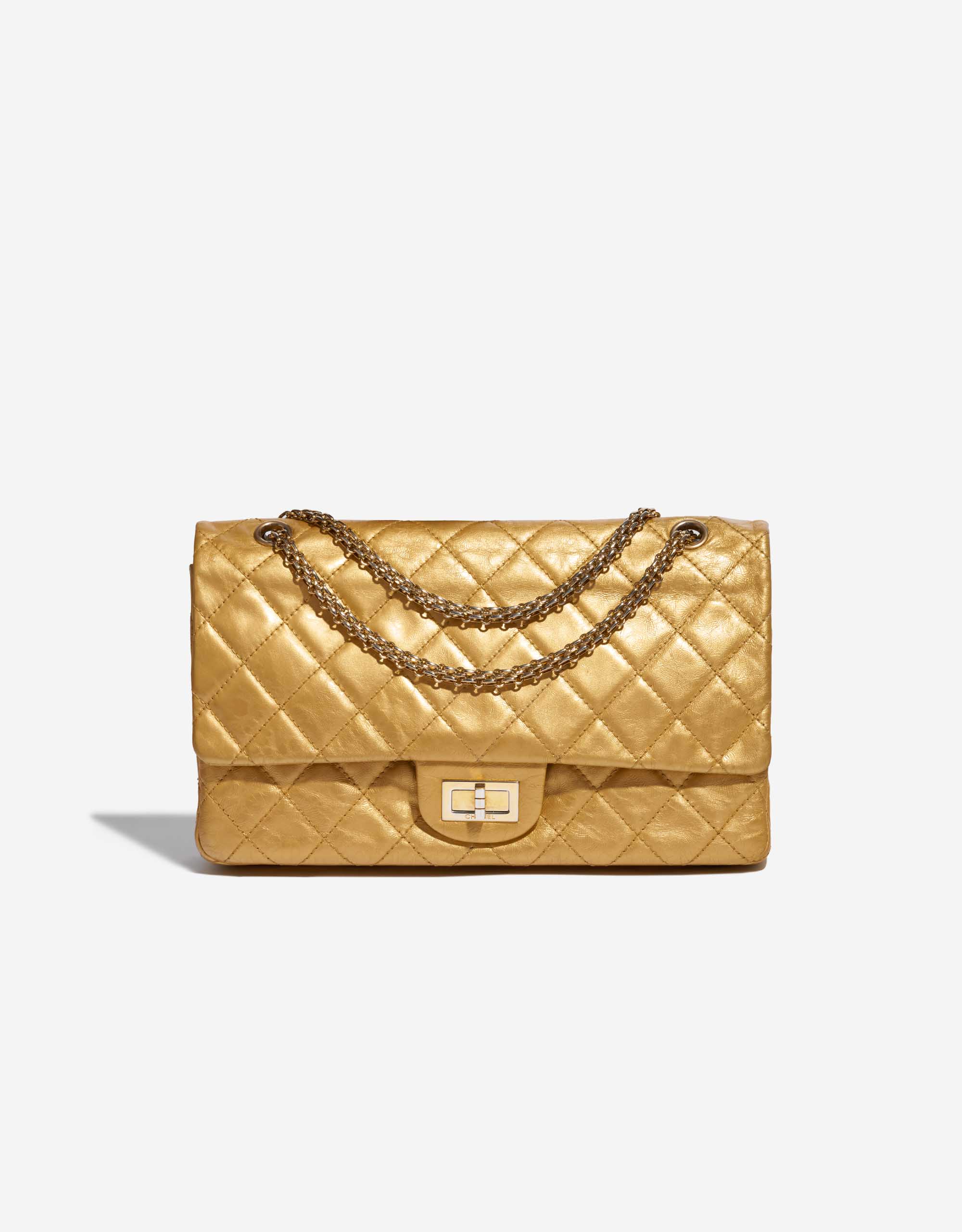 Chanel Maxi Reissue 255 Gold  THE PURSE AFFAIR