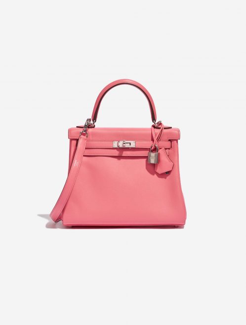 Gebrauchte Hermès Tasche Kelly 25 Swift Rose d'Été Rose Front | Verkaufen Sie Ihre Designer-Tasche auf Saclab.com
