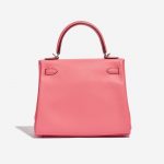 Pre-owned Hermès bag Kelly 25 Swift Rose d’Été Rose Back | Sell your designer bag on Saclab.com
