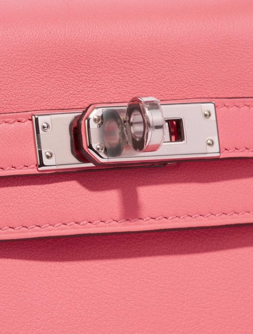 Gebrauchte Hermès Tasche Kelly 25 Swift Rose d'Été Rose Verschluss-System | Verkaufen Sie Ihre Designer-Tasche auf Saclab.com