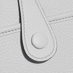 Pre-owned Hermès bag Evelyne 29 Taurillon Clemence Pale Blue Blue Closing System | Sell your designer bag on Saclab.com