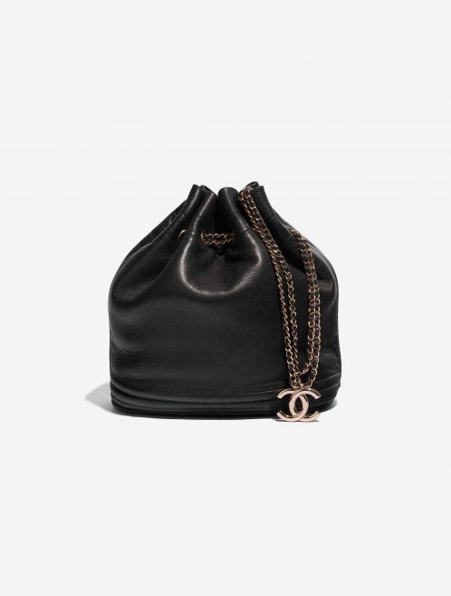 Chanel Drawstring Bucket Lamb Black