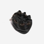 Pre-owned Chanel bag Drawstring Bucket Lamb Black Black Inside | Sell your designer bag on Saclab.com