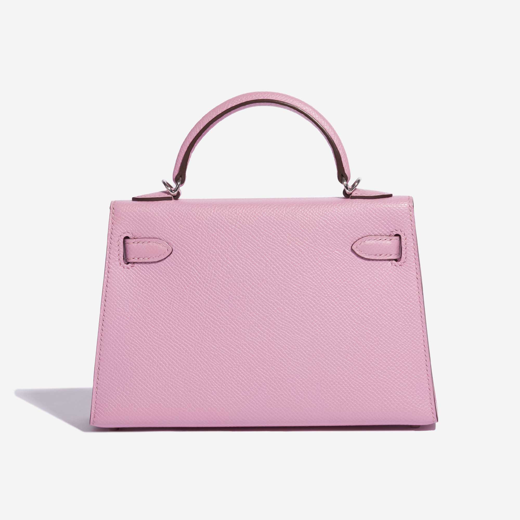 Gebrauchte Hermès Tasche Kelly Mini Epsom Mauve Sylvestre Pink Back | Verkaufen Sie Ihre Designer-Tasche auf Saclab.com