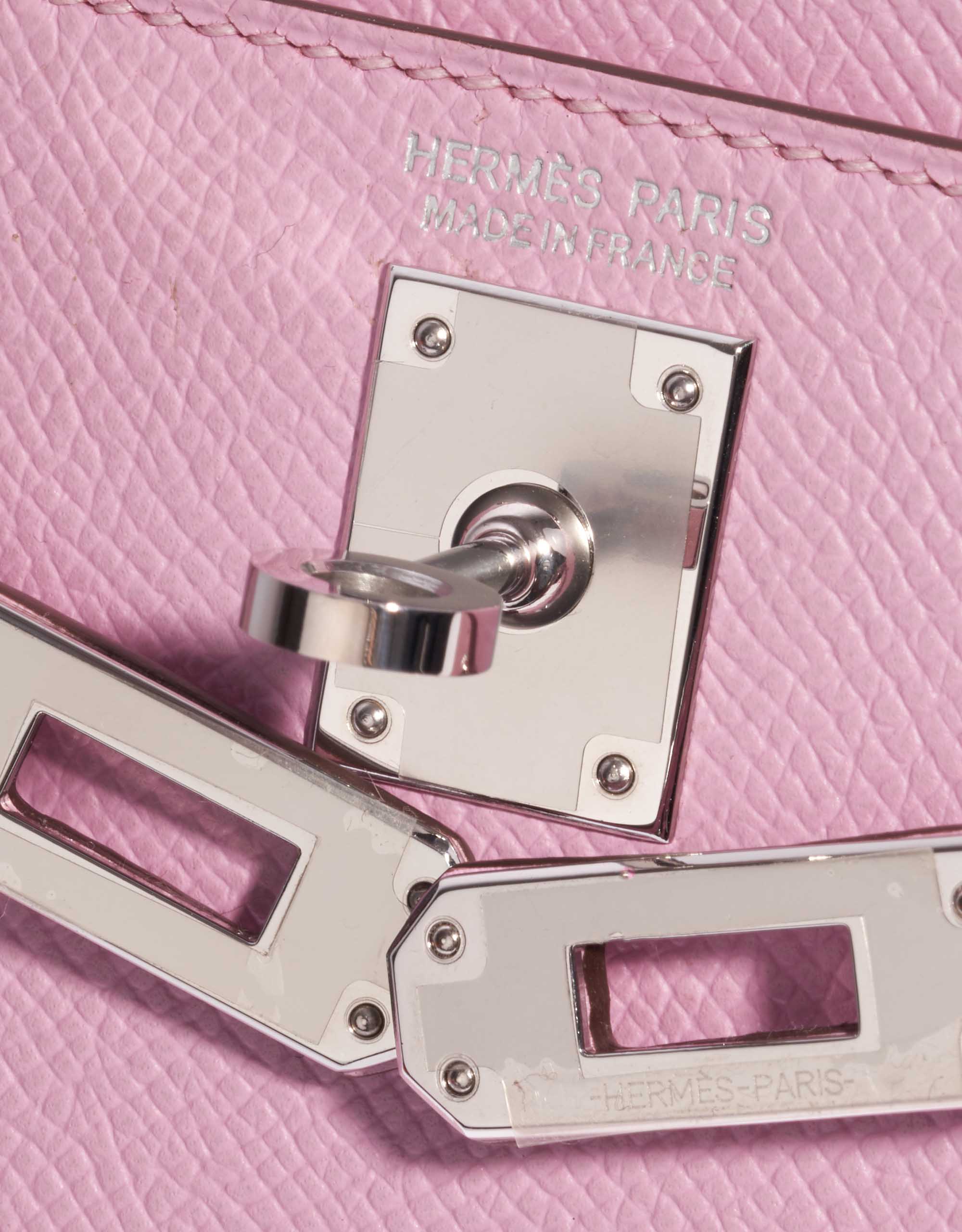 Gebrauchte Hermès Tasche Kelly Mini Epsom Mauve Sylvestre Pink Logo | Verkaufen Sie Ihre Designer-Tasche auf Saclab.com