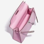Pre-owned Hermès bag Kelly Mini Epsom Mauve Sylvestre Pink Inside | Sell your designer bag on Saclab.com