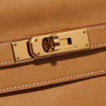 Hermès Kelly 35 Epsom Gold Brown Closing System | Sell your designer bag on Saclab.com