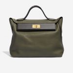 Hermès 24/24 35 Togo Vert Olive / Vert Bronze Green Front | Sell your designer bag on Saclab.com