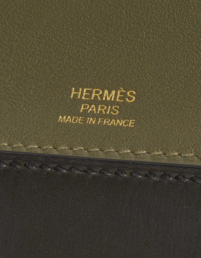 Pre-owned Hermès bag 24/24 35 Togo Vert Olive / Vert Bronze Green Logo | Sell your designer bag on Saclab.com