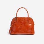 Hermès Bolide 27 Porosus Crocodile Orange H Orange Front | Sell your designer bag on Saclab.com