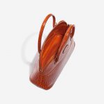 Hermès Bolide 27 Porosus Crocodile Orange H Orange Inside | Sell your designer bag on Saclab.com