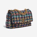 Chanel 19 Flap Bag Tweed Multicolour Multicolour Side Front | Sell your designer bag on Saclab.com