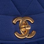 Chanel Diana Medium Cotton Blue Blue Closing System | Sell your designer bag on Saclab.com