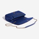 Chanel Diana Medium Cotton Blue Blue Inside | Sell your designer bag on Saclab.com