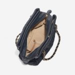 Chanel Shopping Tote PST Caviar Dark Blue Dark blue Inside | Sell your designer bag on Saclab.com