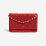 Chanel Timeless WOC Cotton Red Glittery Red Front | Sell your designer bag on Saclab.com