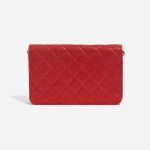 Chanel Timeless WOC Cotton Red Glittery Red Back | Sell your designer bag on Saclab.com